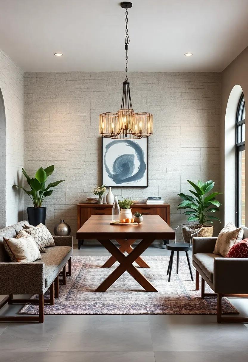 Modern Farmhouse: Blend ‌contemporary ⁤lines with‌ farmhouse⁣ elements ​like reclaimed wood tables and industrial lighting for a fresh take on ⁣a classic style