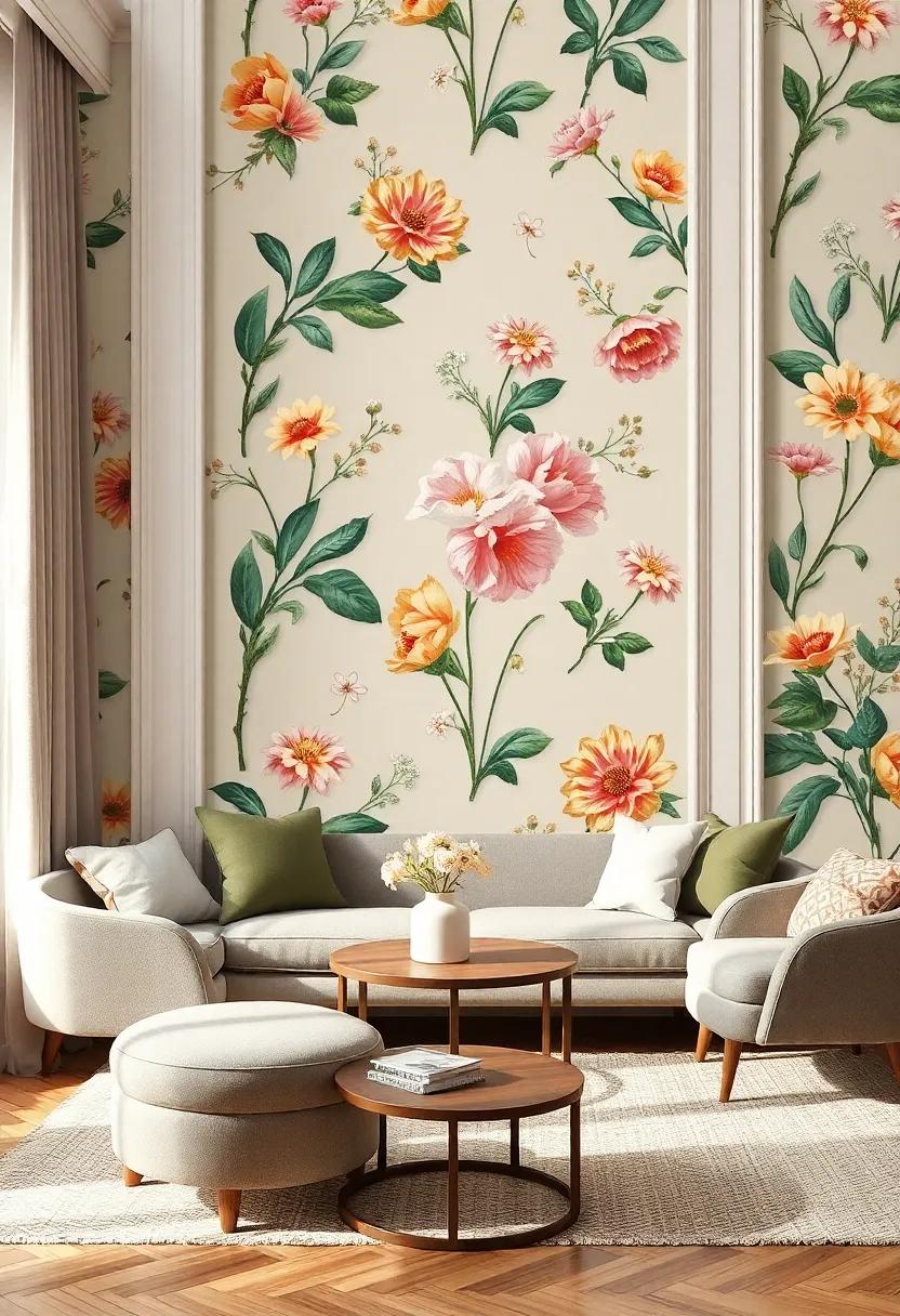 Nature's Touch: Floral Prints and Botanical Motifs in Wallpaper