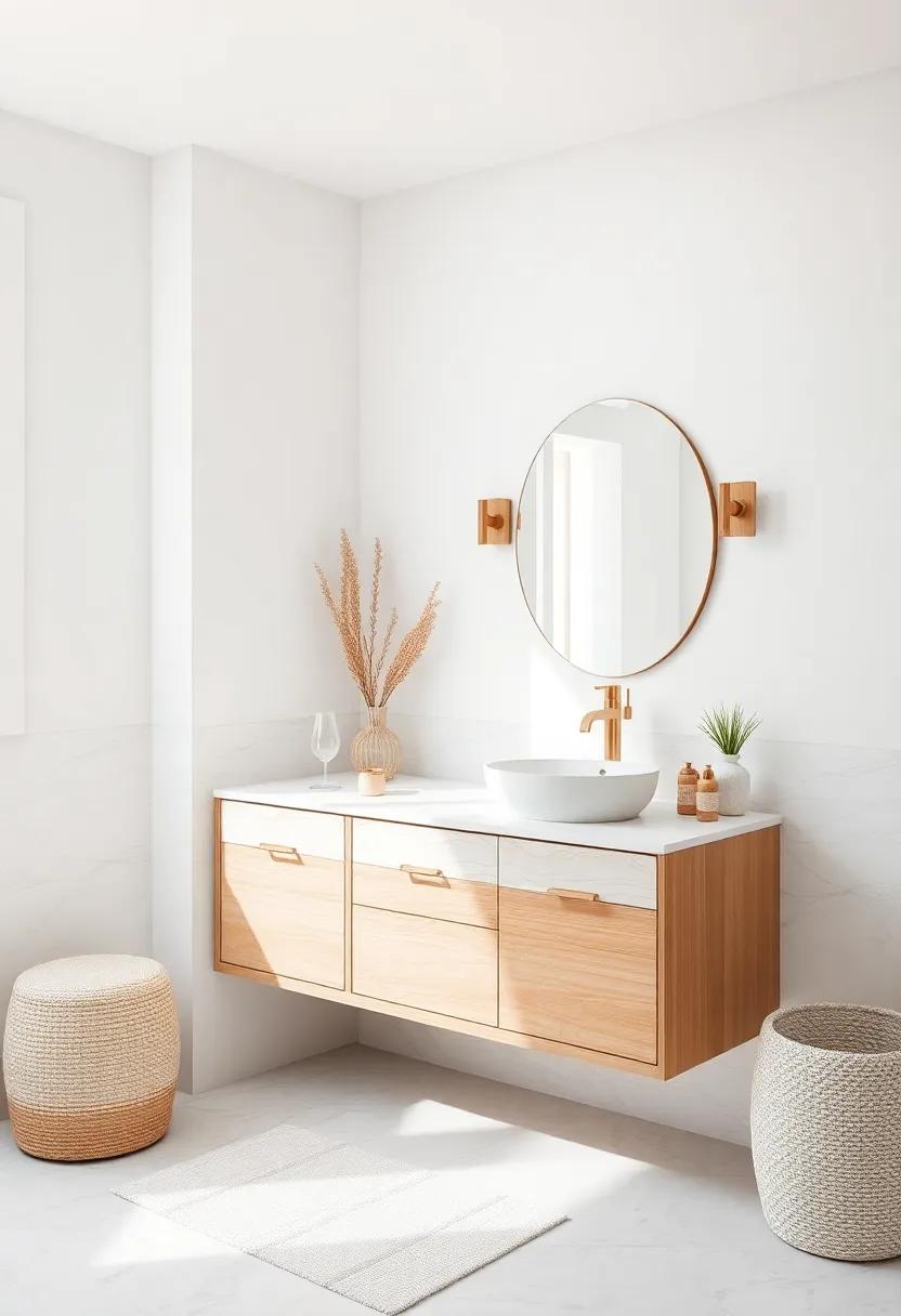Crafting an Inviting‌ Vanity Space with Oceanic Flair