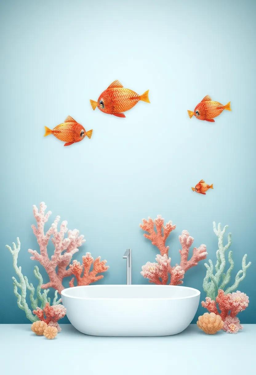Showcase Aquatic Life with Creative Fish and Coral Illustrations