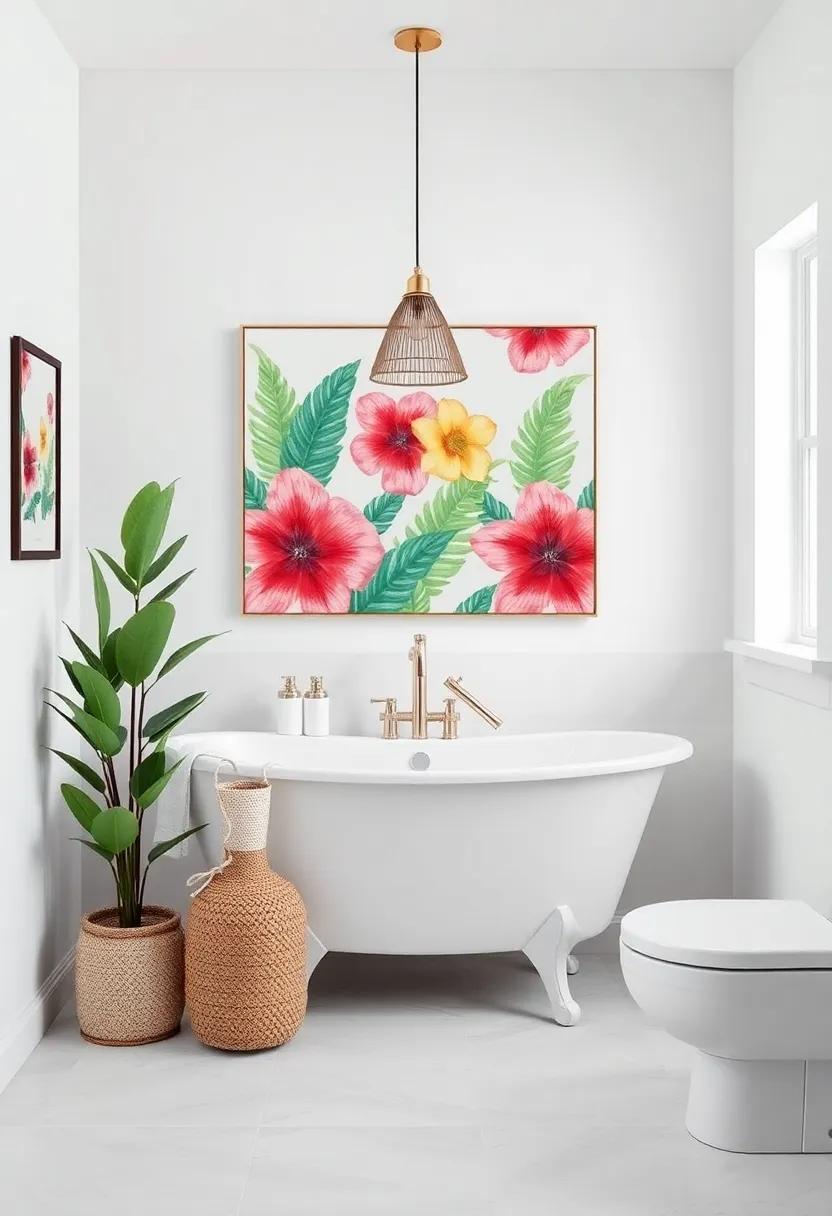 breathe Life into Your Space with Vibrant Tropical Floral Prints