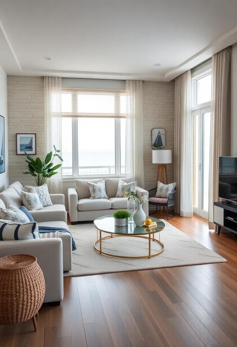 Incorporate Natural Textures: Use materials like jute, seagrass, or driftwood in throw pillows, rugs, and furniture to bring the outdoor elements inside