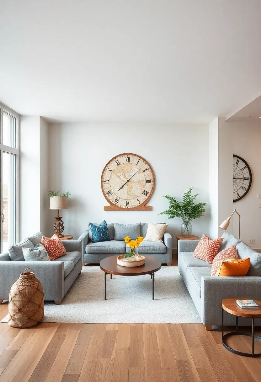 Display Maritime Objects: Showcase vintage maps, globes, or compasses that evoke memories of sea voyages and adventures, adding character to your living room