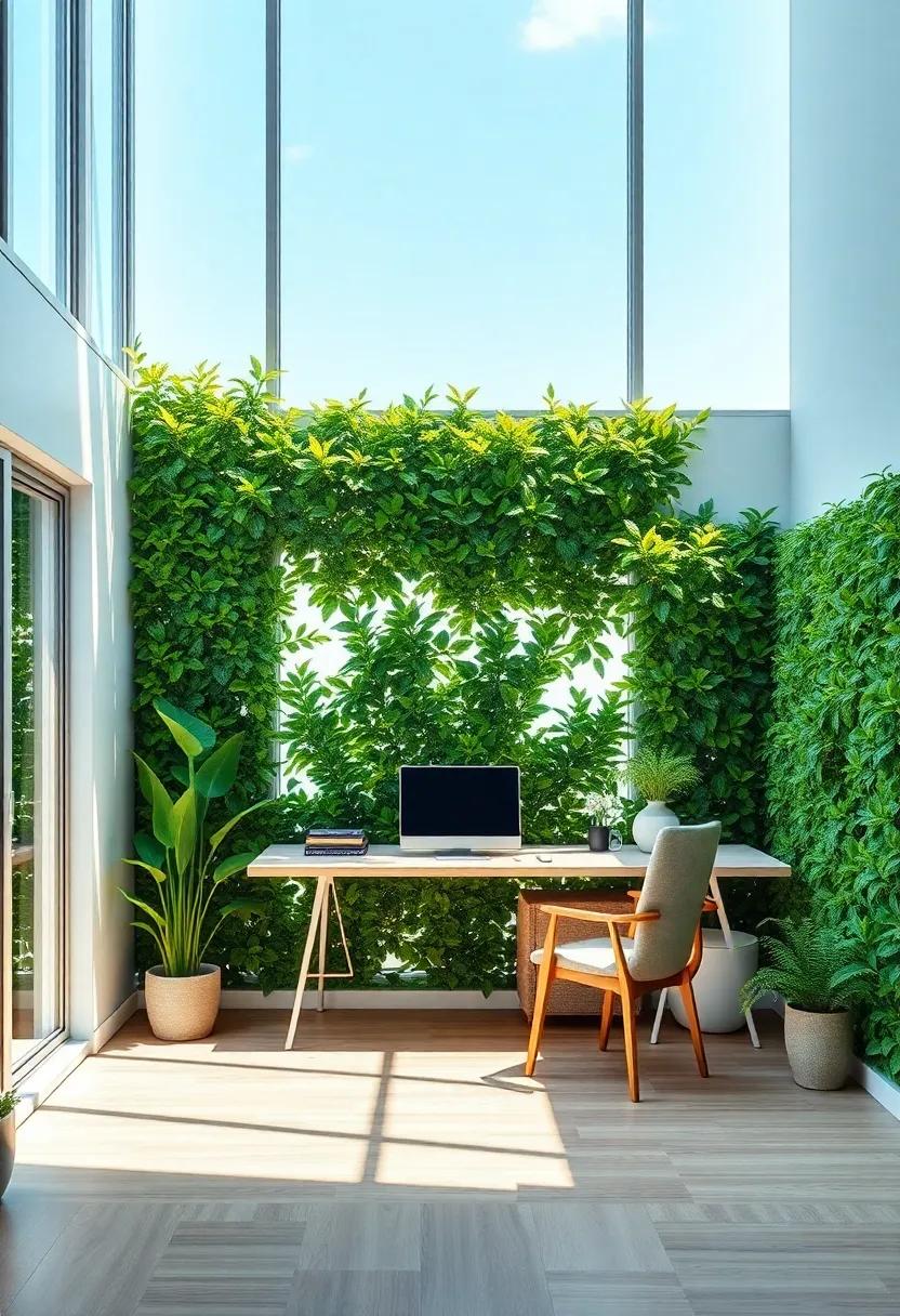 integrating Nature⁤ Through Large Windows and⁢ Living ‌Green Walls