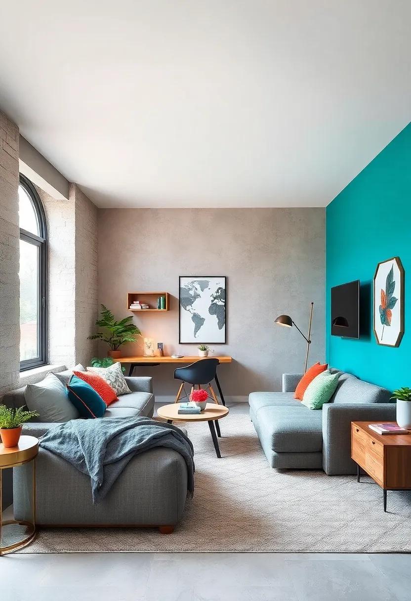 Color-Coding for Zones: Use color schemes ​to define different areas of‌ the ⁢room,helping to establish ‍flow and purpose in‍ a compact layout
