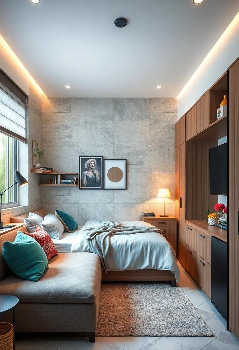 Concealed‍ Storage Solutions: Use furniture with‌ hidden compartments or drawers to keep the room tidy and organized