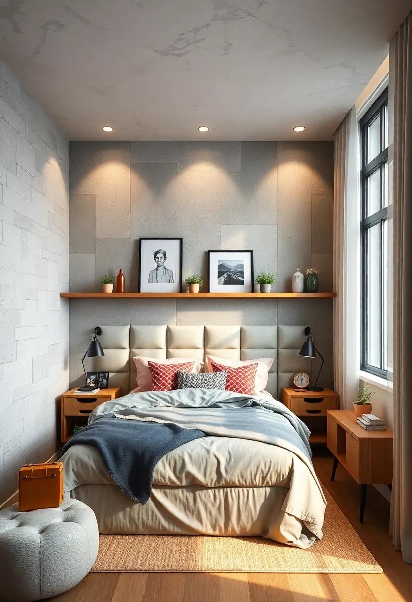 DIY Headboard storage: Create a headboard with built-in shelves to‍ add ​both ⁢a focal‍ point and extra storage