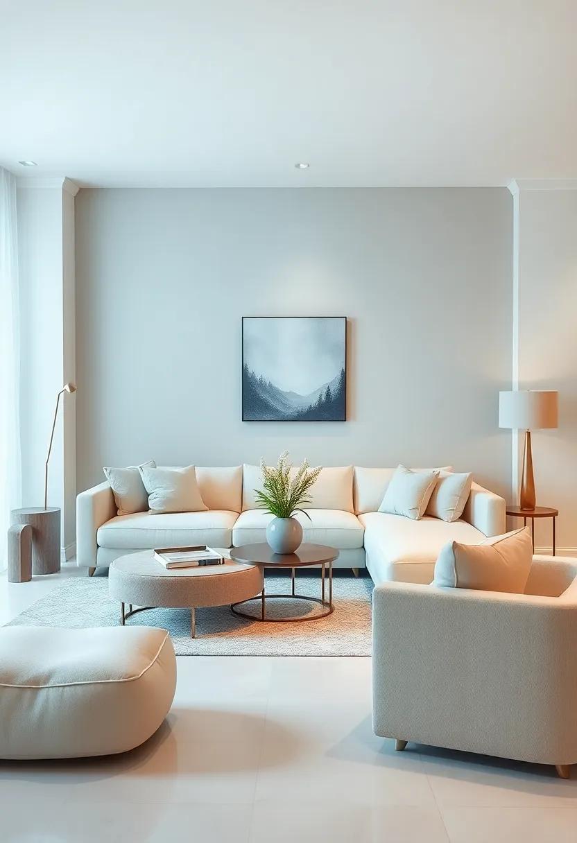 Focus on Comfort: Choose plush, inviting seating options that encourage relaxation while still maintaining a chic aesthetic