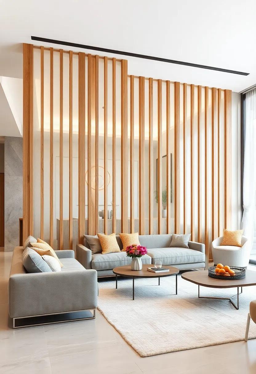 Translucent Touch: Explore wooden partitions with translucent⁣ panels that⁤ allow light ​to filter through while providing a sense of separation