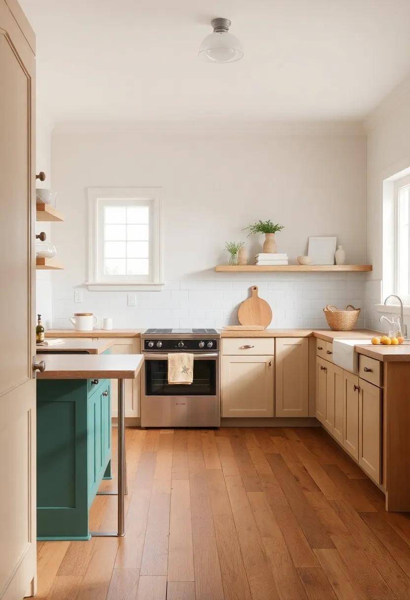 Cozy Vibes: Exploring the Warmth of Wood Floors in Cottage Kitchens
