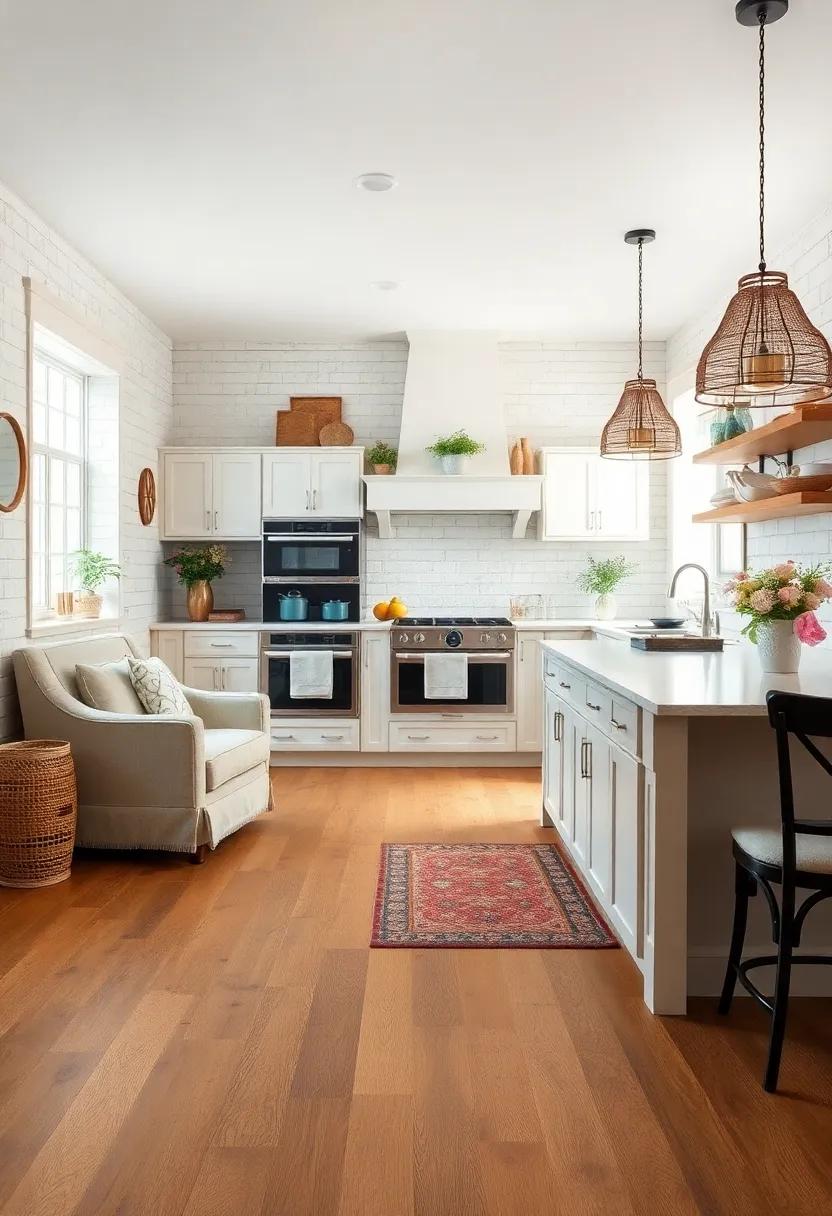 Charming ⁤Farmhouse style ⁢with ‌Wide-Plank Wood ⁢Flooring in⁤ Your ​Kitchen