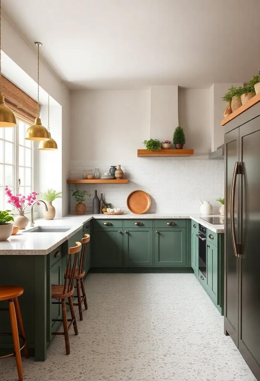 Earthy Terrazzo Innovations‍ Perfect ⁢for a ⁢Cozy Cottage Kitchen ⁤Environment