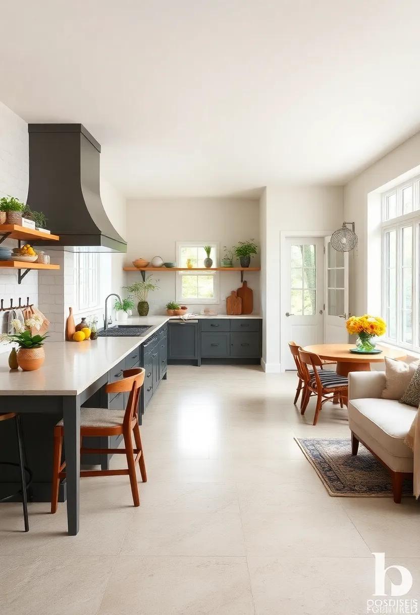 Polished‍ Concrete That Balances ⁣Modern Style with Cottage ​Warmth