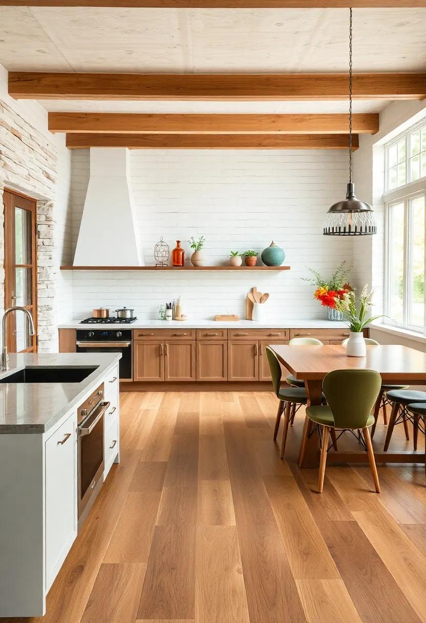Sustainable Bamboo ⁢Flooring Solutions for an ⁢Eco-Friendly Cottage Kitchen