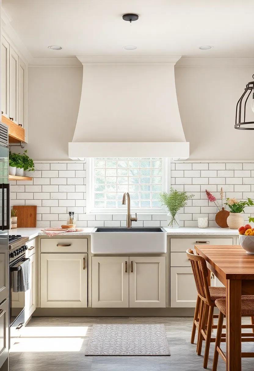 Cottage-Style​ Backsplash: Use classic ⁤subway tiles, beadboard, or​ patterned​ tiles for a charming kitchen surface