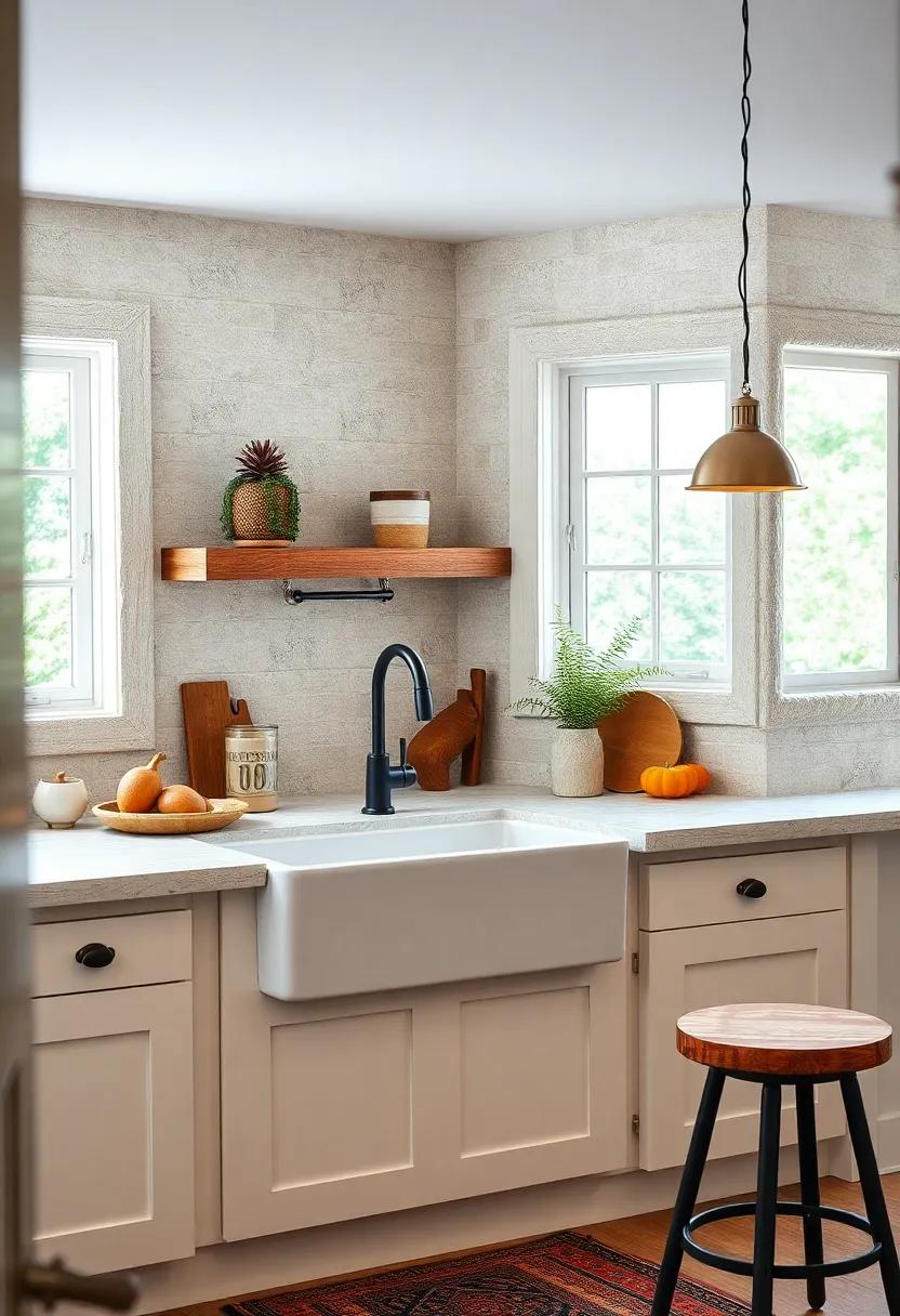 Farmhouse ⁤Sink: Install a deep,⁣ apron-front‌ sink that’s⁤ both practical and stylish ⁤for ⁣all ⁢your cooking needs