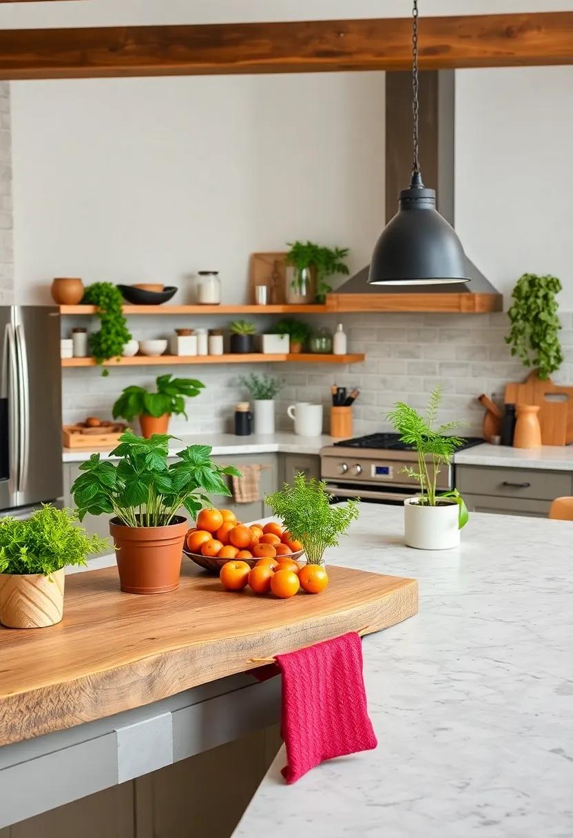 Herb‍ Garden: ‍Incorporate a⁣ small indoor ⁣herb ​garden for fresh⁣ flavors and ‍a delightful green touch