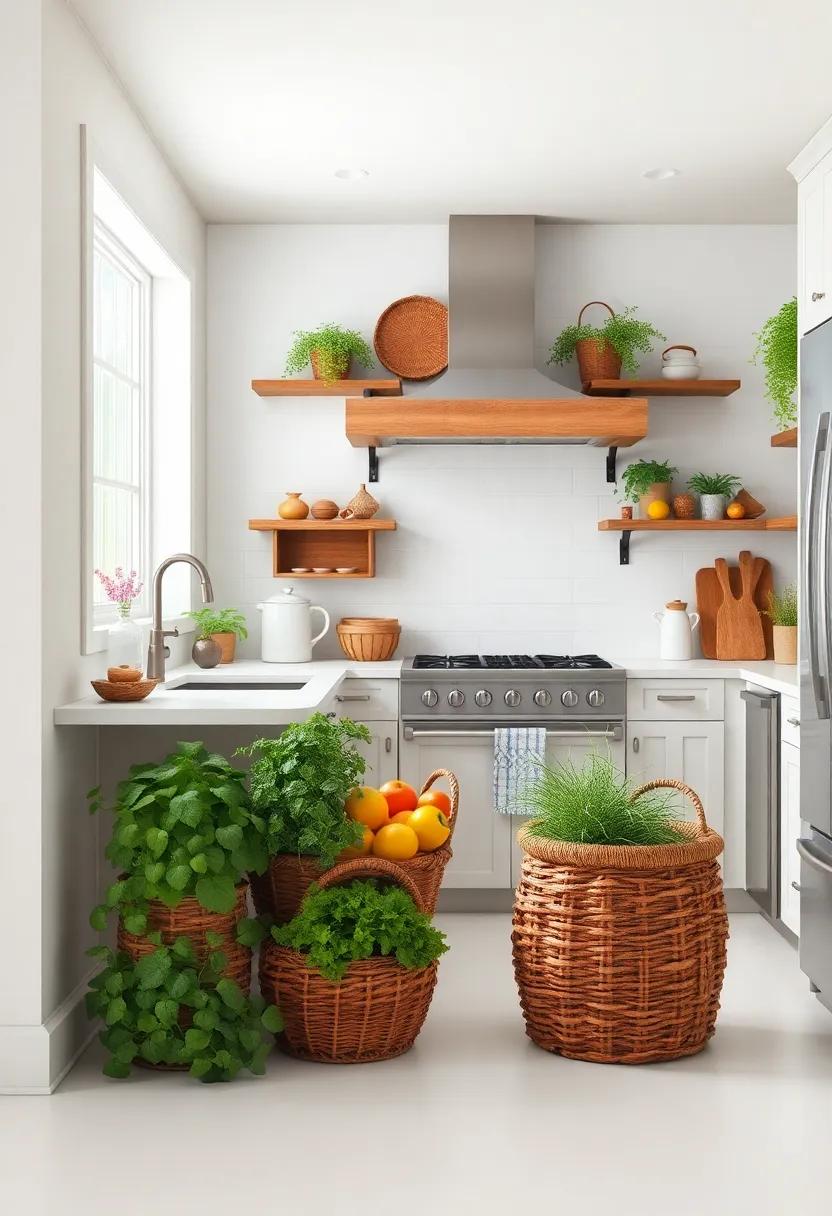 Incorporating Farm Fresh Elements: Herb Gardens and Produce Baskets