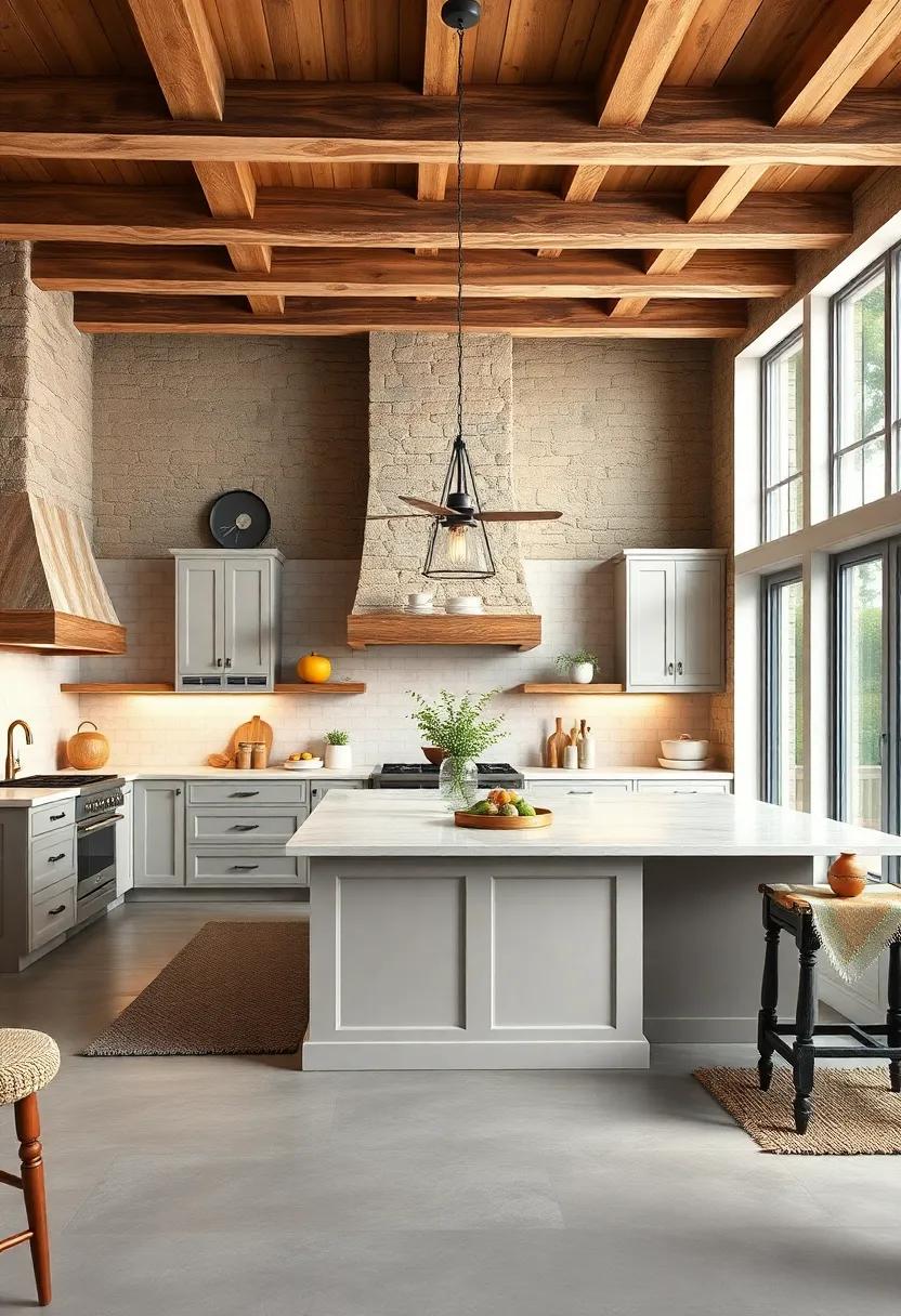 A​ Large kitchen island: Create ⁤a ‍central gathering ⁤space with a spacious island for ⁢cooking and⁤ entertaining