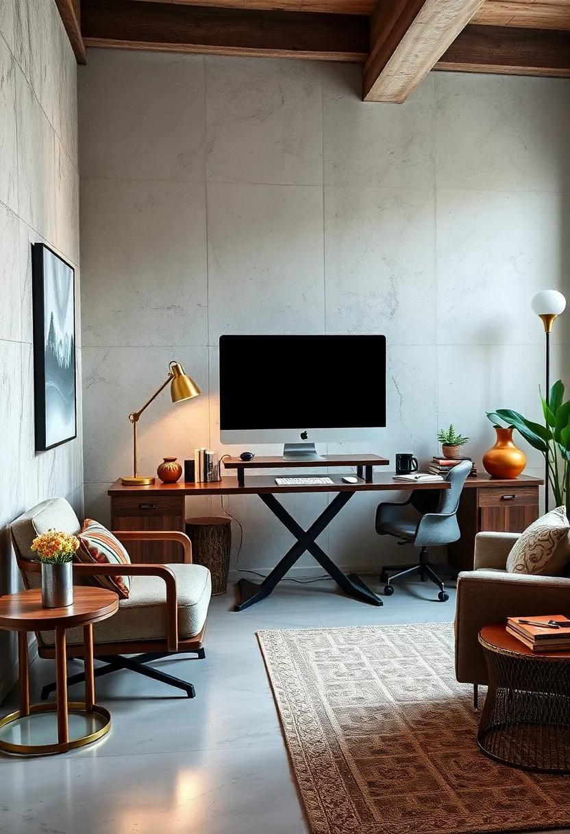 Stylish Monitor Stand: ⁤Elevate your computer monitor with a designer stand that enhances ergonomics ​while adding an artistic touch to‌ your desk