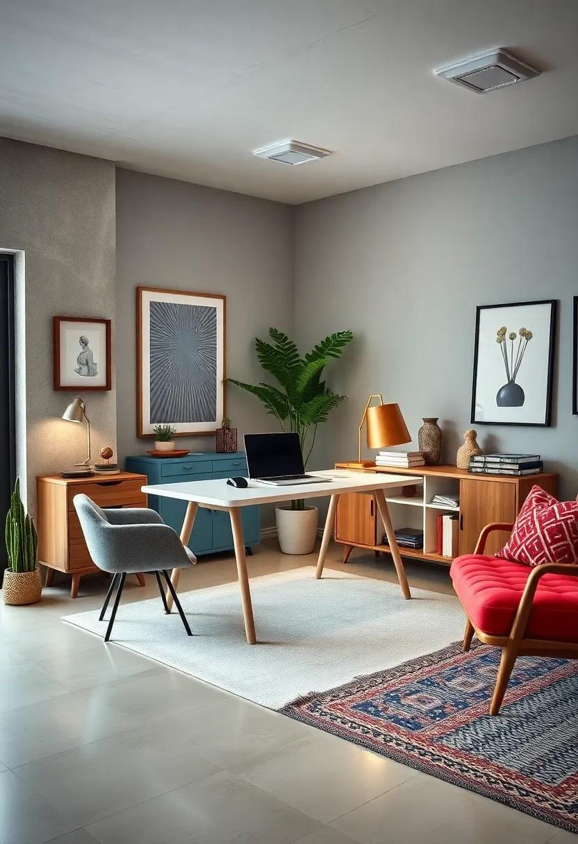 Scandinavian-Inspired Desk: A minimalist Scandinavian desk with clean⁣ lines enhances your workspace, allowing​ for distraction-free productivity