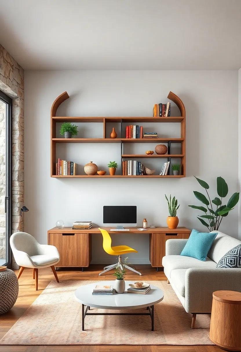 Quirky Bookcase: Choose an unconventional ⁣bookcase design, like ⁤asymmetrical shelves or shapes inspired by nature, to ⁤add a whimsical ⁤touch to your office