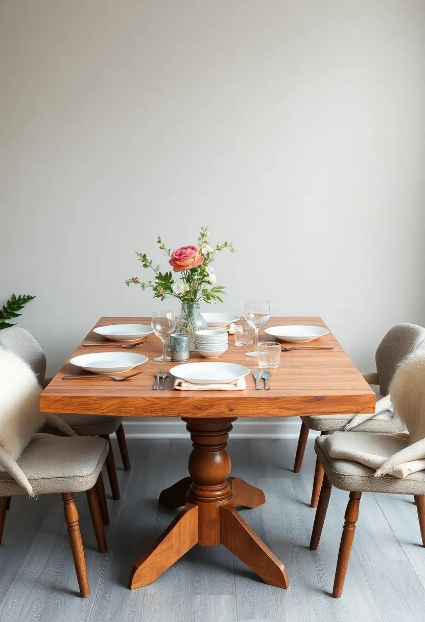 Create an eclectic dining⁢ table ⁢setting:​ Use‍ vintage‍ cutlery, plates, and napkins to create a charming and laid-back dining experience
