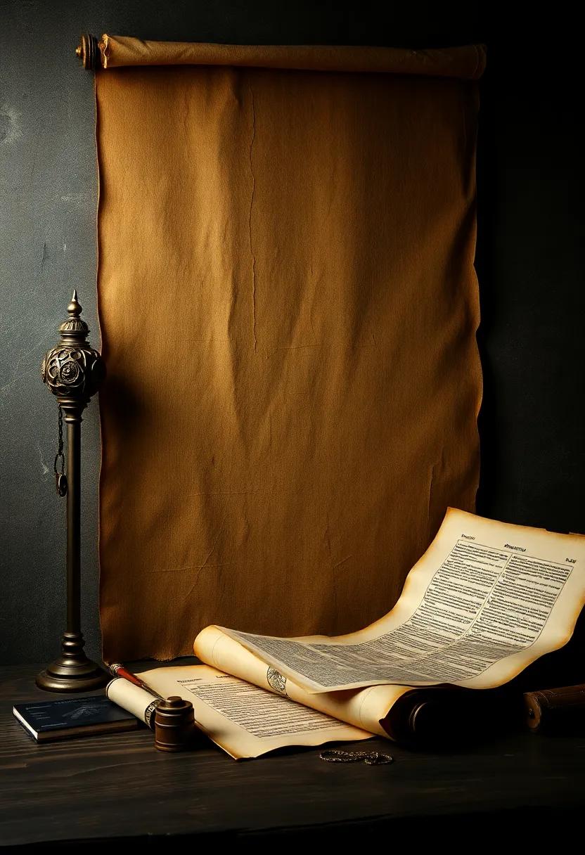 Tattered Scrolls and Manuscripts:​ Display reproduction scrolls or ancient manuscripts, giving your space an authentic⁣ scholarly touch⁤ and intriguing visual ‍interest