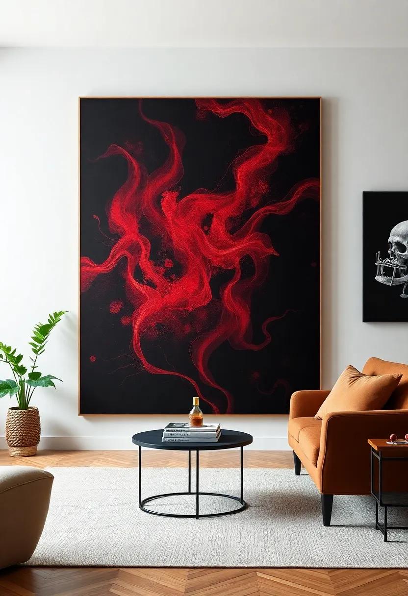 Oversized Canvas Art: ⁤Opt ⁢for oversized canvas pieces that occupy a⁤ statement ⁢wall,⁢ drawing the ‌eye and initiating engaging discussions about ‍their themes and implications