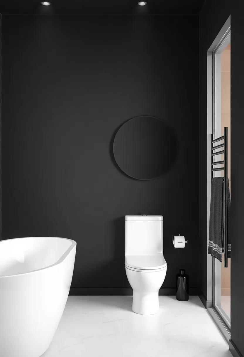 A Touch of Drama: Embracing Charcoal Walls for Bold Statements