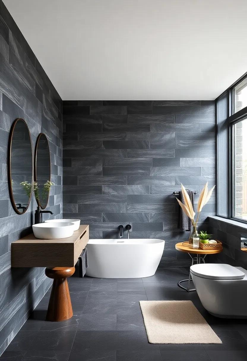 Creating Depth: The⁣ Impact of Dark Tiles on Bathroom Dimensions