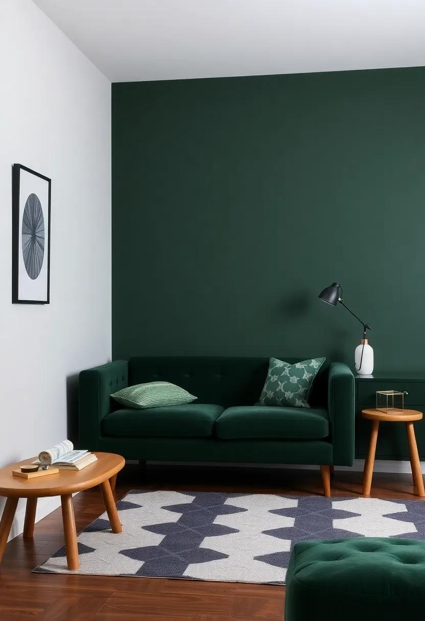 Stylish Furniture Choices for a Chic and Functional Dark Green Boy's Sanctuary