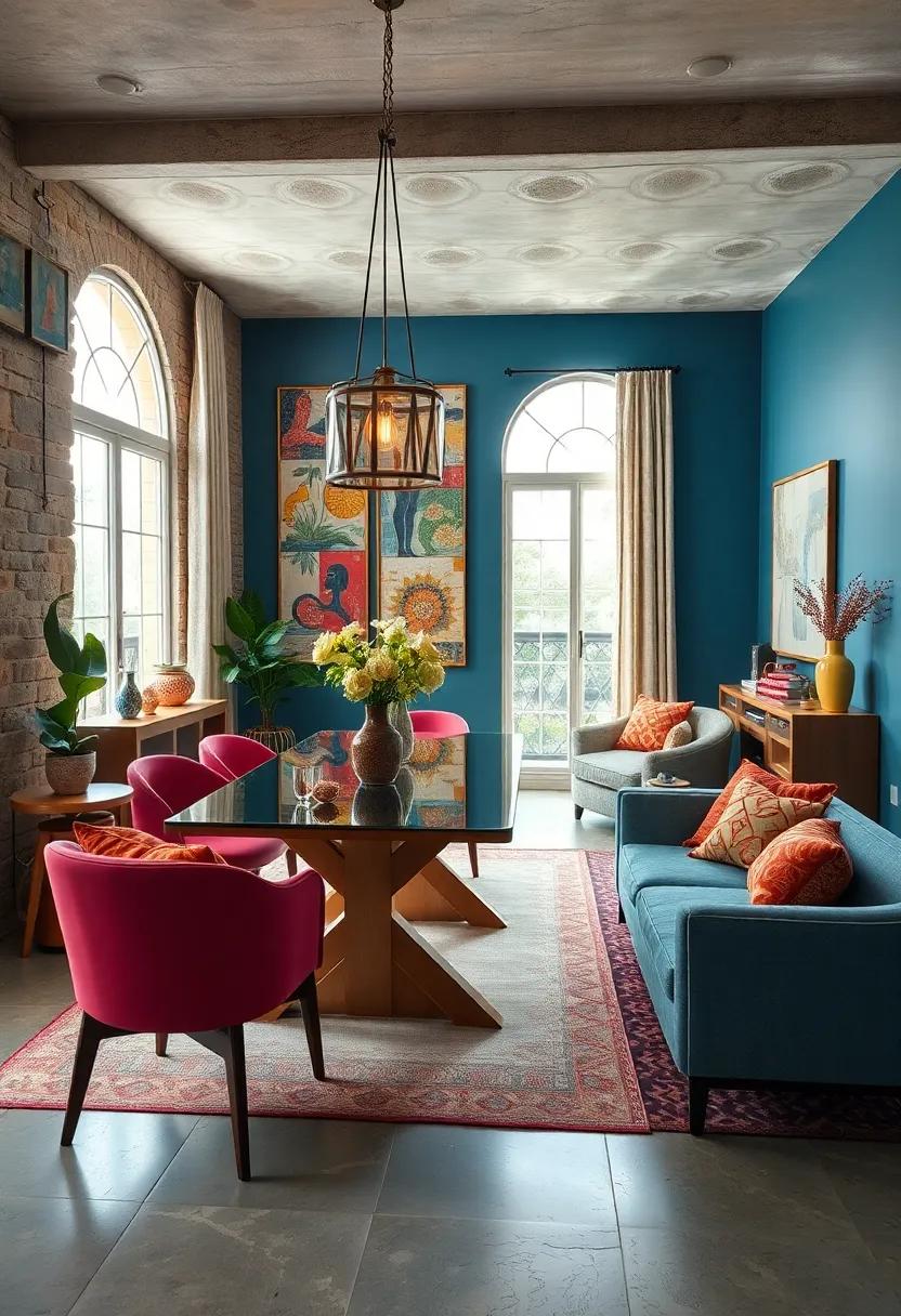 Balancing Warm and Cool Tones in a Vibrant Color Palette