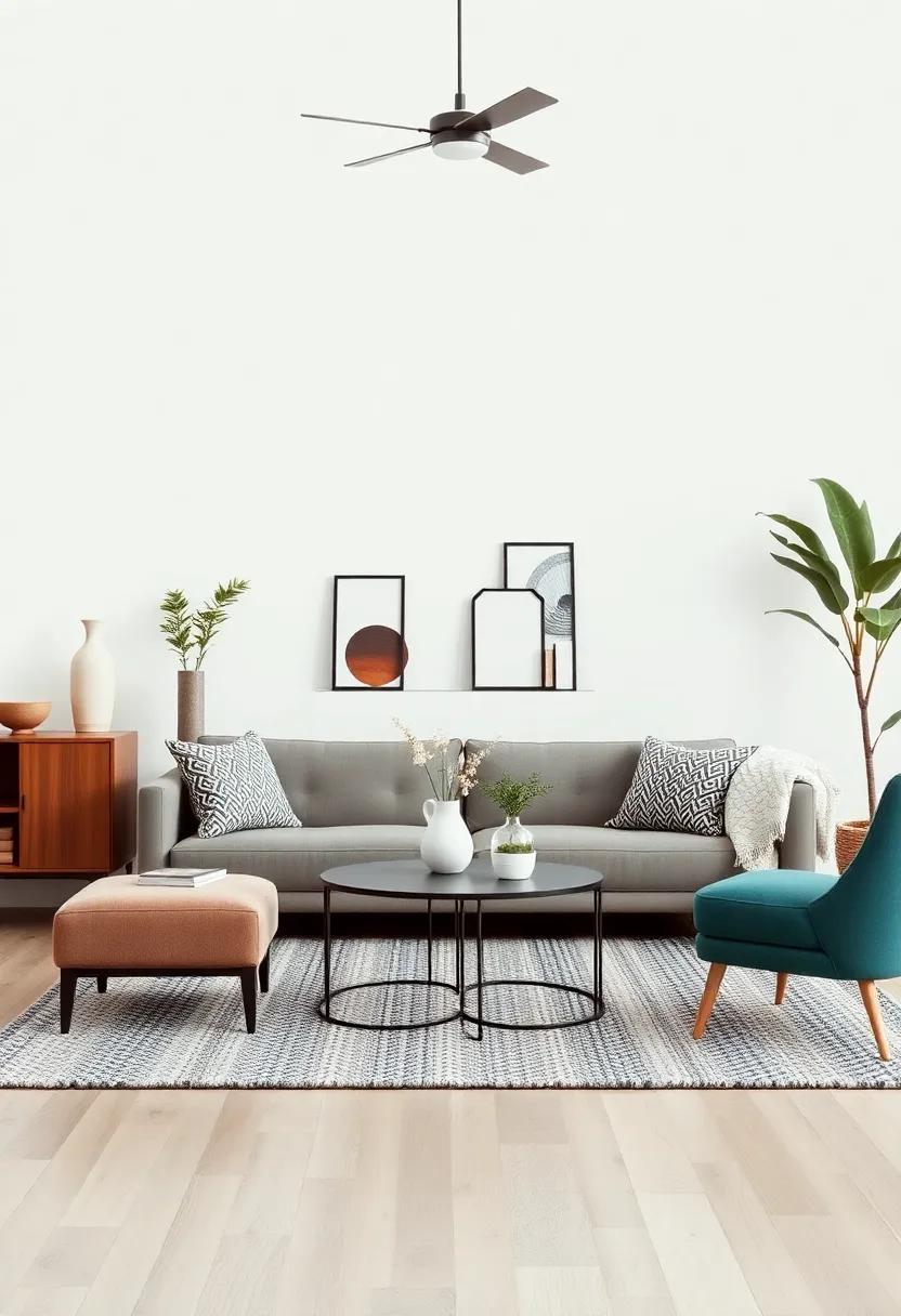 Choose Multi-Functional Furniture: Opt for pieces that serve multiple purposes, such as ottomans with storage or coffee tables that can transform into dining tables