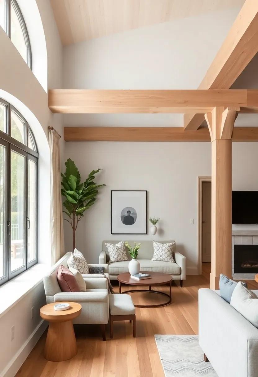 Highlight Architectural Features: Emphasize unique architectural details, like exposed beams or crown molding, to add character to your eclectic design