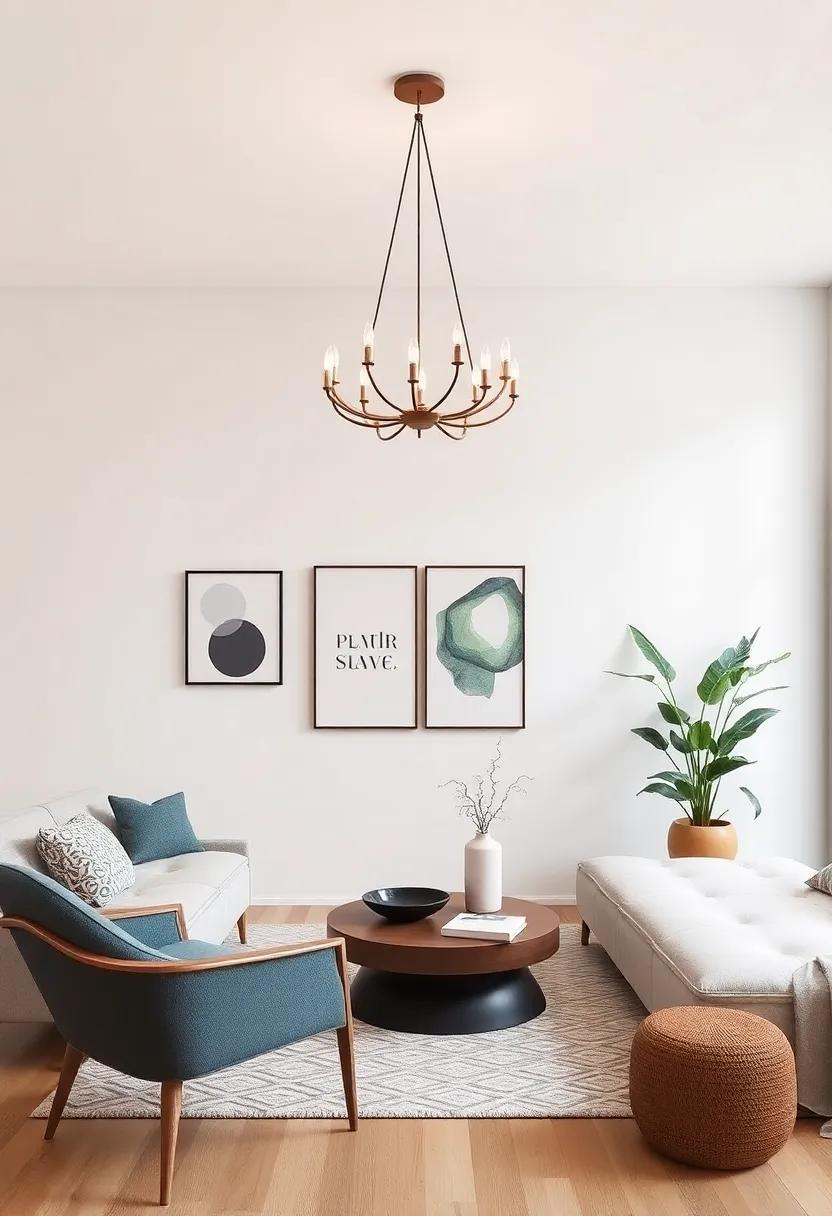 Display Art Creatively: Mix and match frames, sizes, and styles in a gallery wall to showcase your art collection dynamically and eclectically