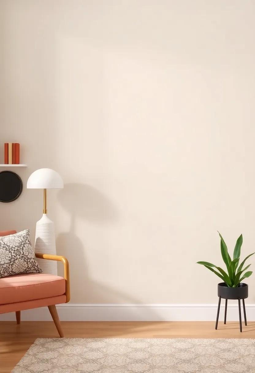 Use Wall Treatments: Consider paint, wallpaper, or wall decals to add personality to your walls without overwhelming your decor