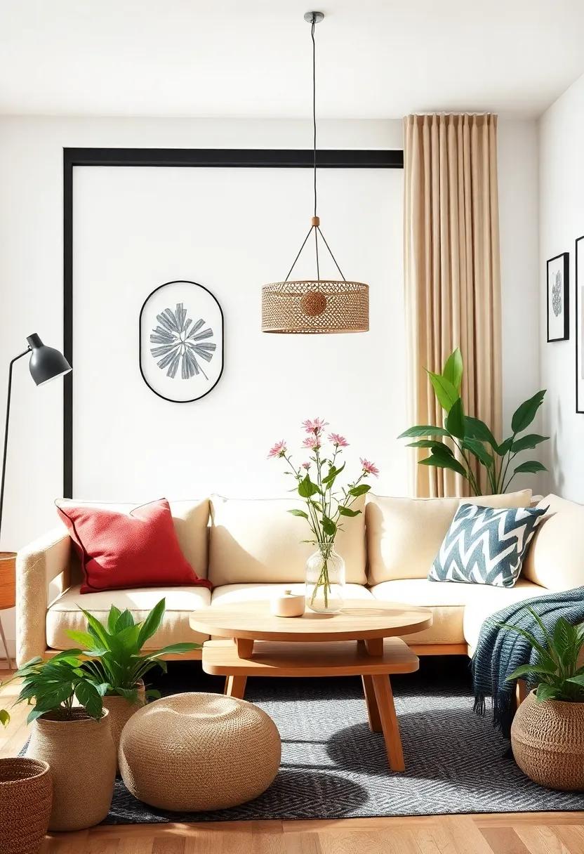 Integrate Nature: Bring the outdoors in with plants, flowers, and natural materials that create a refreshing and organic vibe