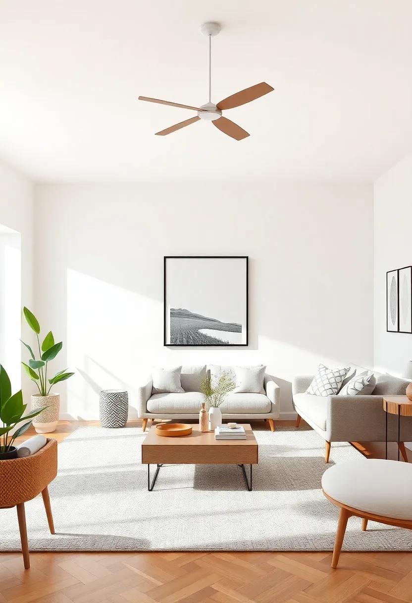 Create Zones: Use rugs or furniture placement to define separate areas for lounging, reading, and socializing, enhancing both function and flow