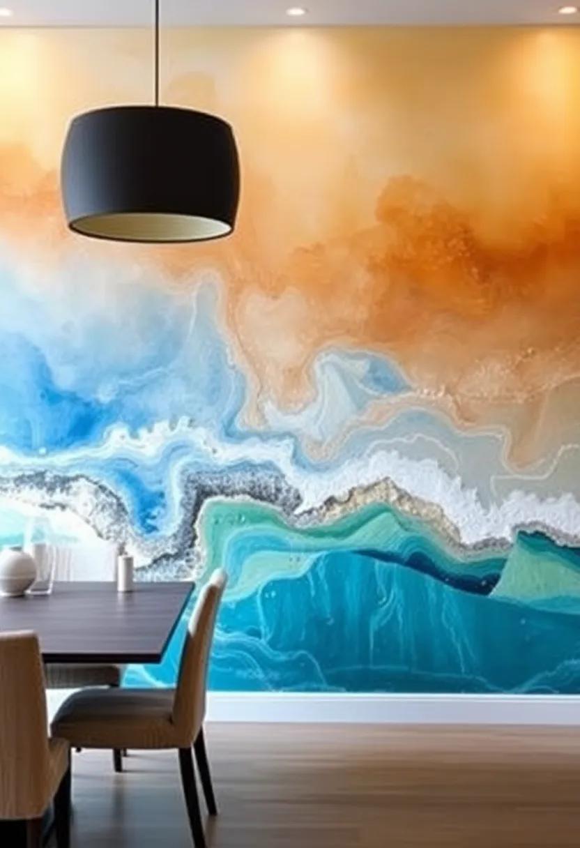 Classic Paneling: Traditional wainscoting painted in a contrasting color can add an air of elegance while grounding your dining room style