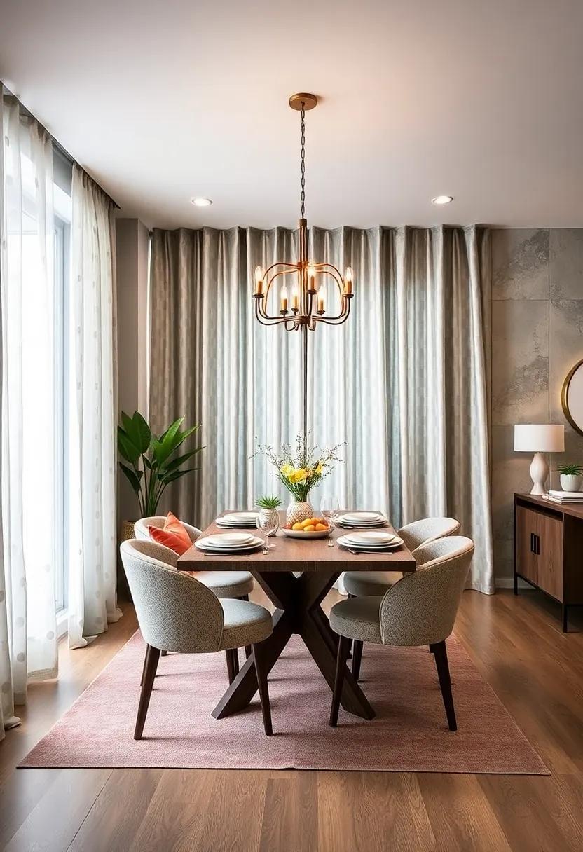 Choose a whimsical polka dot pattern to infuse ⁢a playful spirit into⁤ your dining ⁣room, making it a ​fun place for family and friends