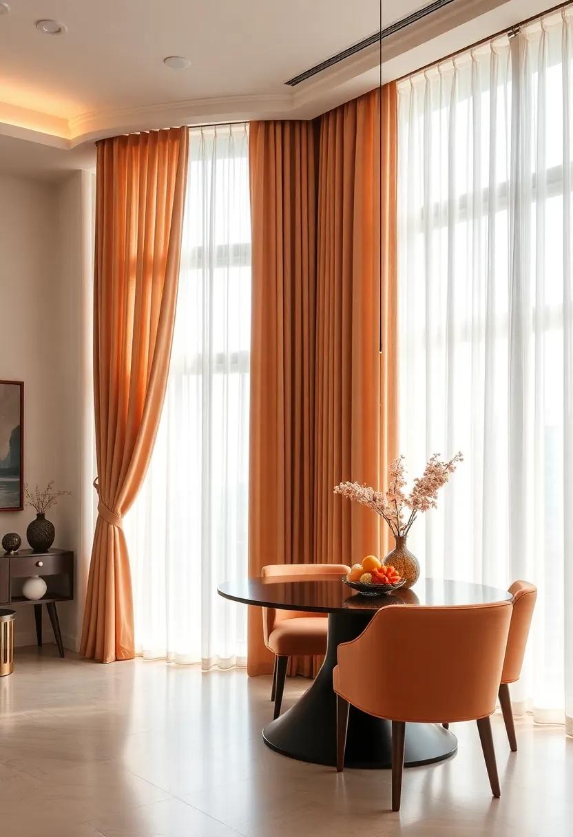 Incorporate metallic⁢ rods and finials for your curtain hardware ​to‍ add ⁣a modern edge ⁤and complement the overall design