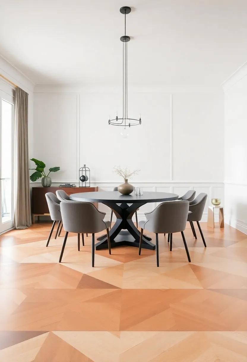 Incorporating Bold Geometric Floors for a contemporary Edge