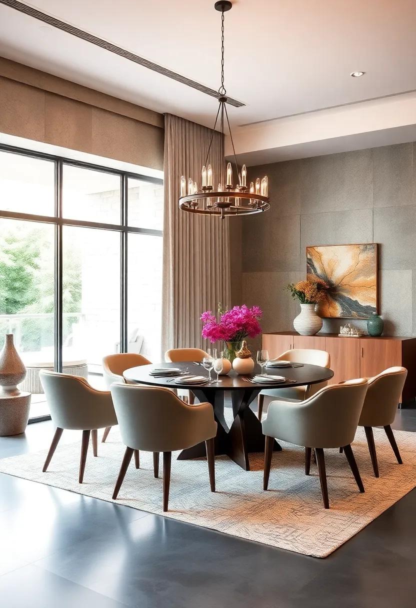 Embrace the Focal Point: Create a strong centerpiece with a stunning chandelier or an eye-catching piece of art to draw everyone’s gaze