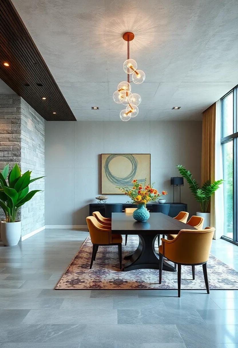 Emphasize Vertical Space: Use tall shelving, artwork, or plants to draw the eye upwards, creating an illusion of a larger area