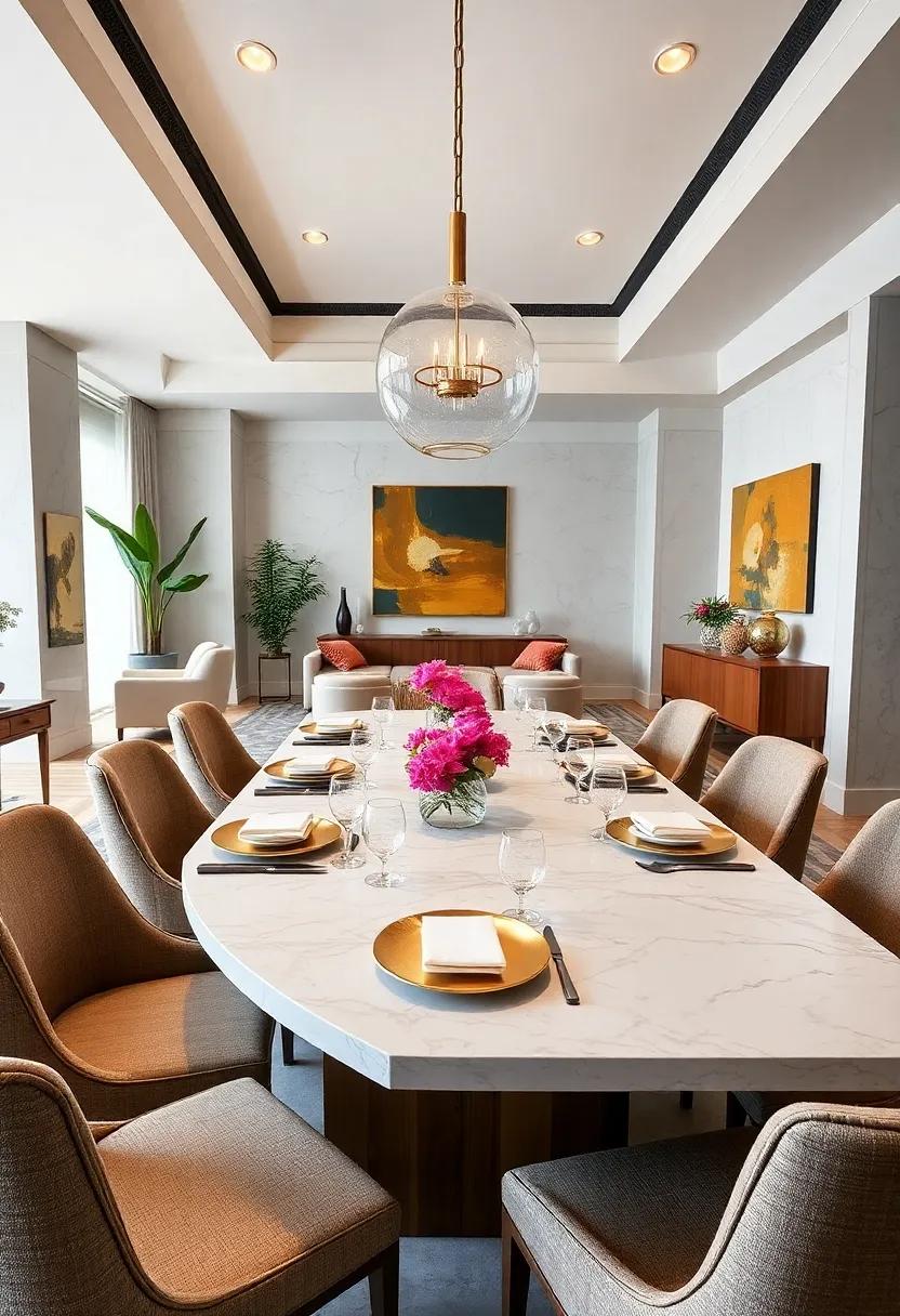 Smart Geometry: Arrange your place settings in geometric patterns, utilizing shapes and lines to guide the eye and provide a modern touch