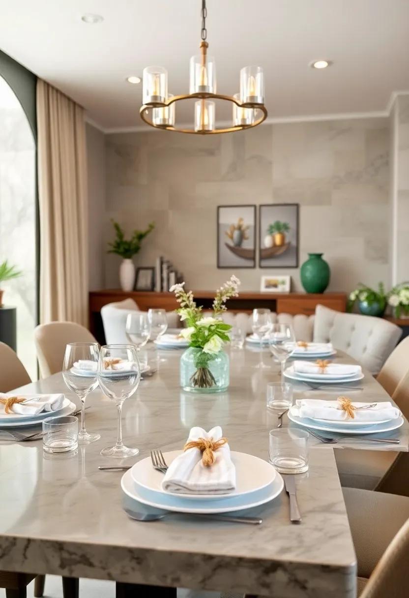 Monochromatic Magic: Choose a single color palette and vary the shades throughout your settings for a sophisticated and cohesive look