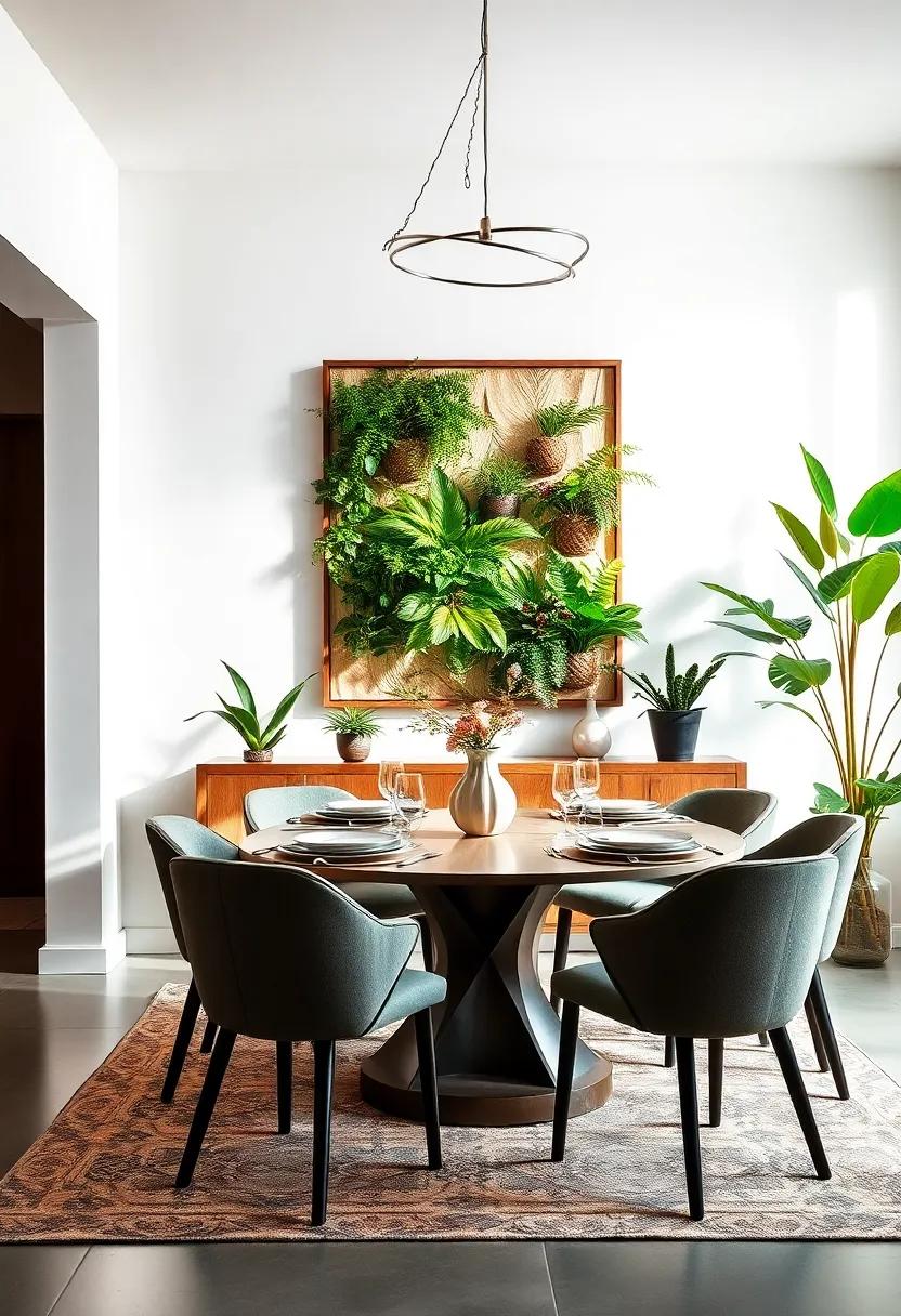 Live Plants: Incorporate wall-mounted​ planters or living plant art to merge nature with your decor, promoting wellbeing and a refreshing atmosphere