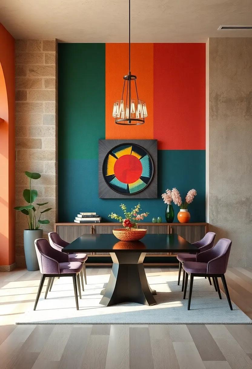 Color-Blocked Walls: ⁣Paint ⁢sections of your wall in bold colors to create an artistic backdrop that celebrates your personality and tastes