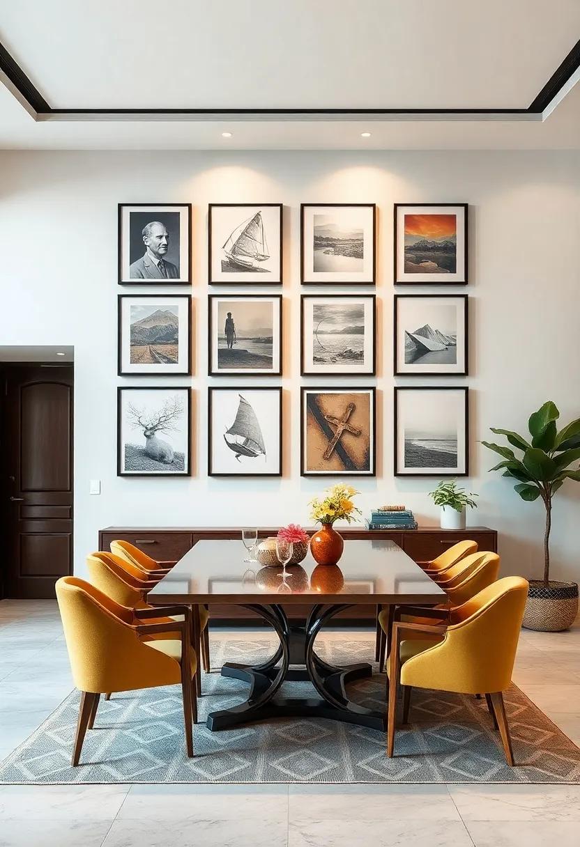 Eye-catching grids:‌ Arrange a grid of smaller artworks in identical frames for a modern and cohesive ‍display ⁢that keeps the focus tidy